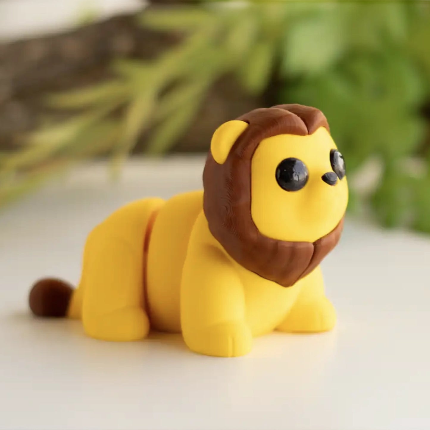 Mini Figurine Articulée Lion 🦁 – Jouet Ludique pour Enfants (5+) & Fidget Anti-Stress pour les Plus Grands