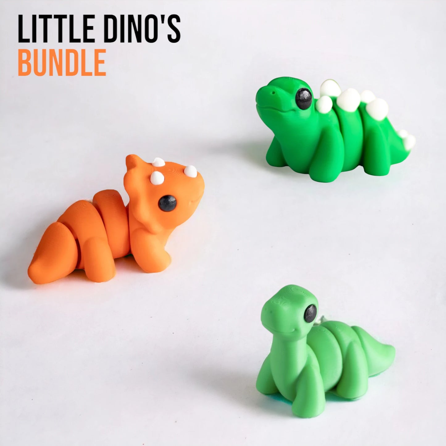 Little Dino’s Bundle - Petit Dinosaures Articulé en 3D