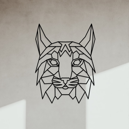 Mystère Sauvage : Décoration Murale Tête de Lynx