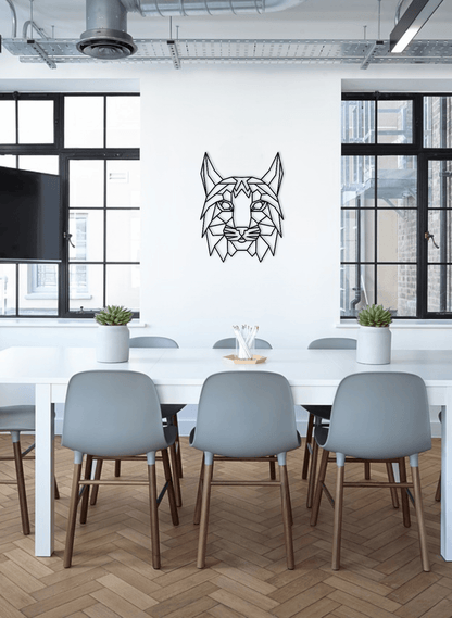 Mystère Sauvage : Décoration Murale Tête de Lynx