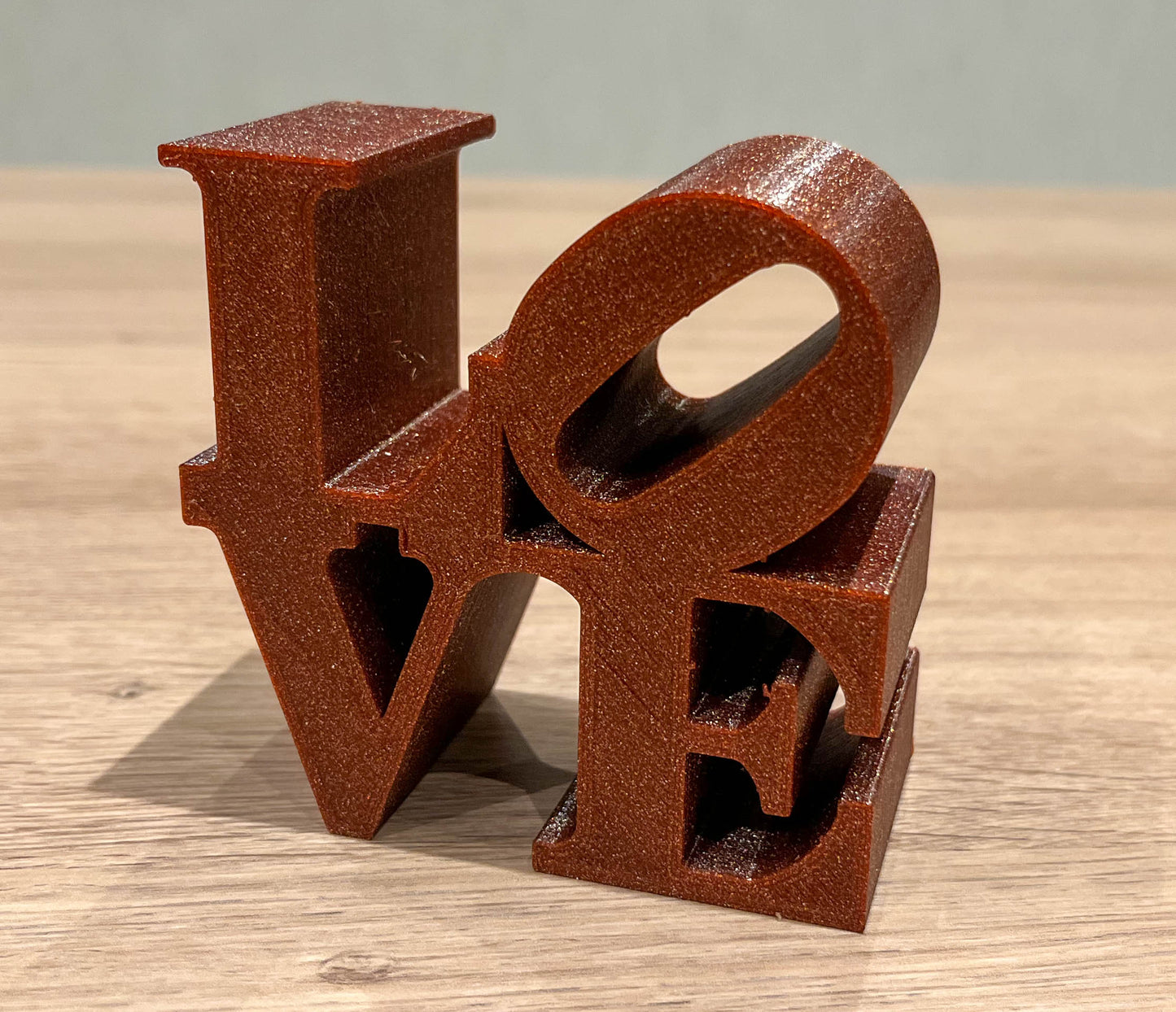 LOVE sculptuur In 3D printen