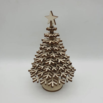 Sapin de noël en bois