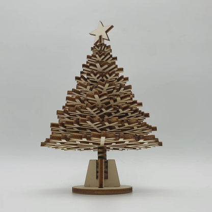 Sapin de noël en bois